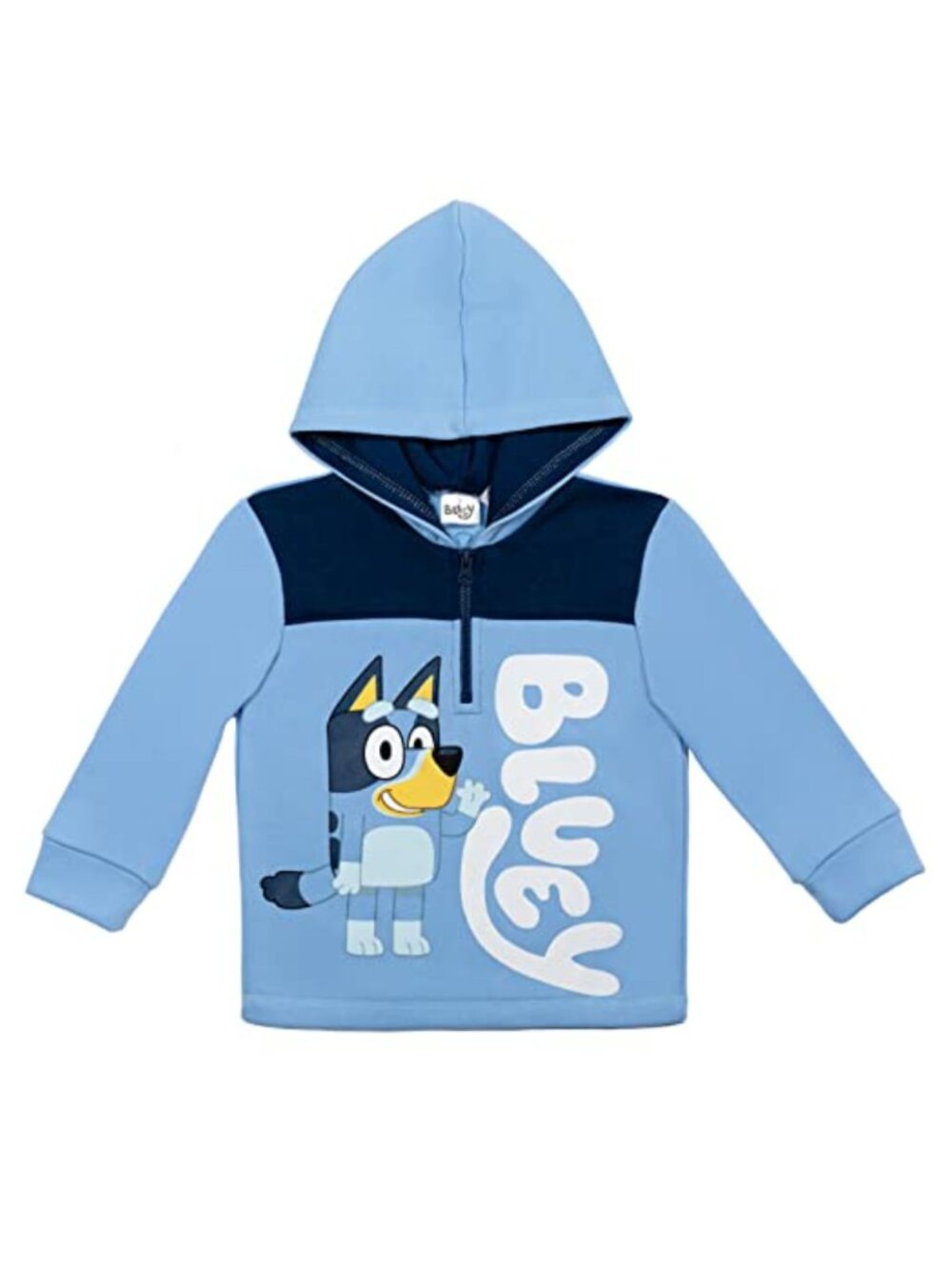 Bluey Bingo Fleece Half-Zip Hoodie Toddler to Big Kid Cozy Warm Pullover